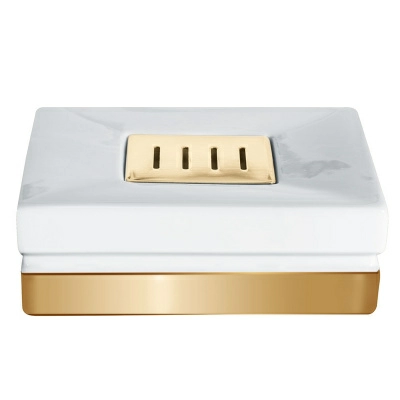 Полноразмерное изображение Мыльница Spirella Roma, цвет белый