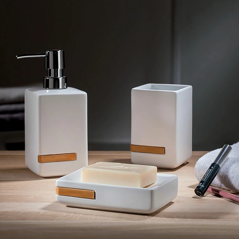 3 Стакан для зубных щеток Spirella Oslo, белый фото 3