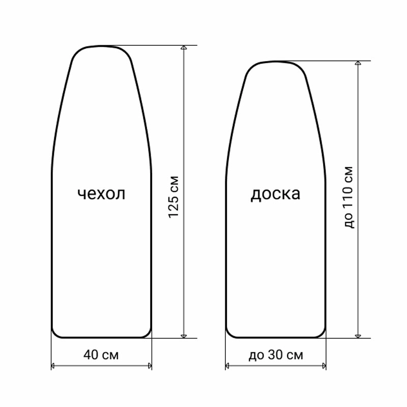 Чехол для гладильной доски Leifheit Thermo Reflect 125x40см фото 3
