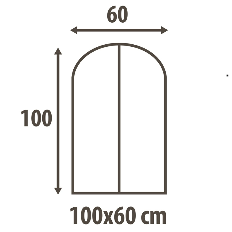 3 Чехол для одежды Hausmann Paisley 60x100см, бежевый фото 3