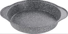 Форма для выпечки Hausmann круглая 28,2x24x3,8, серая