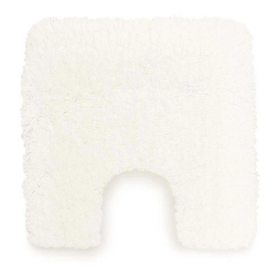 1 Коврик для туалета Spirella Highland 55х55см, белый