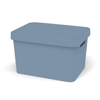 Ящик для хранения Ambient Folk 17л, серо-голубой