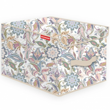 1 Кофр для хранения Hausmann Paisley 30x40x25см, бежевый фото 1