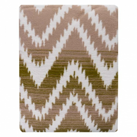 2 Плед 150x200см Pappel Cotton, красный с бежевым фото 2