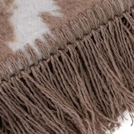 5 Плед 150x200см Pappel Cotton, красный с бежевым фото 5