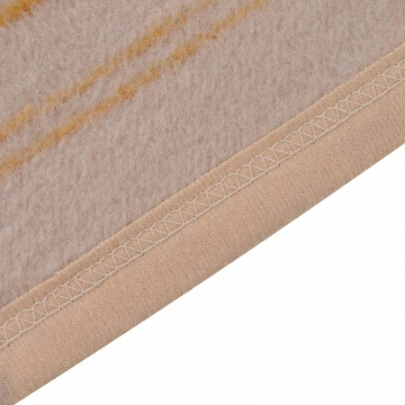 4 Плед Pappel Cotton 200x220см, бежевый фото 4