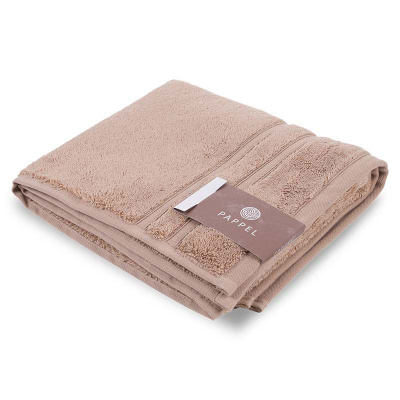 Полотенце махровое Pappel Cirrus/S 70x140см, цвет бежевый