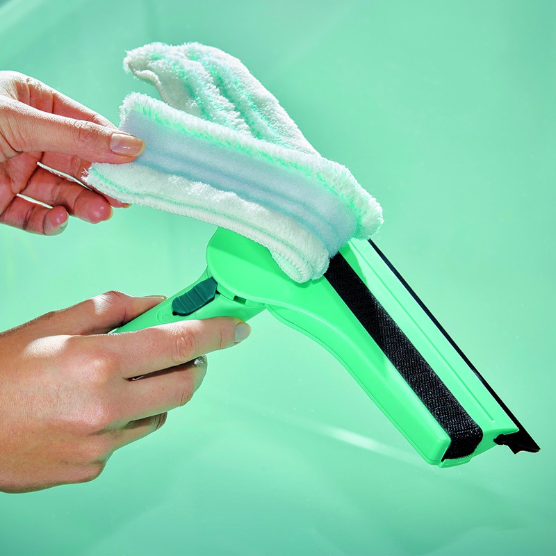 Щетка Leifheit W&F Cleaner L micro duo для мытья окон, 32см фото 3