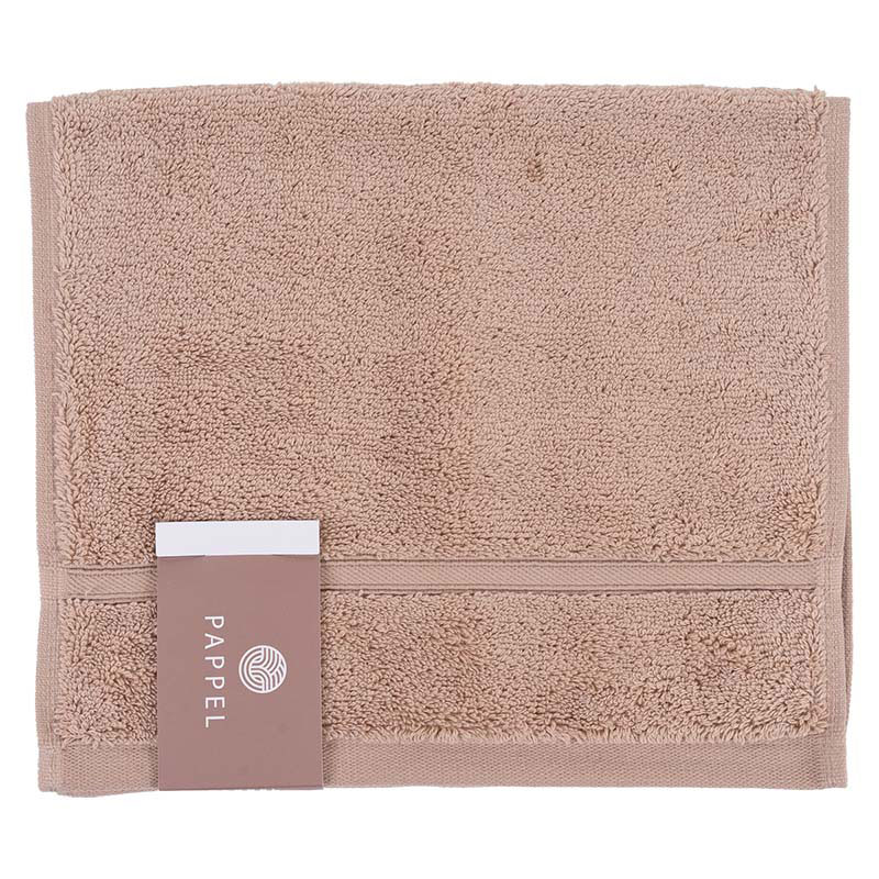 Полотенце махровое Pappel Cirrus/S 30x50см, цвет бежевый фото 2