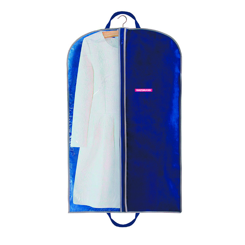 2 Чехол для одежды Hausmann 100x60см, синий фото 4