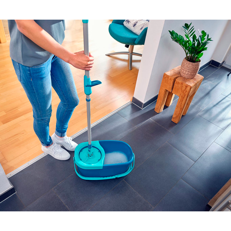 Набор для уборки Leifheit Clean Twist швабра и ведро с отжимом фото 2