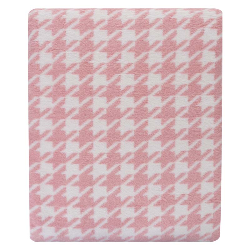 Плед 200x220см Pappel Scotch Jacquard, розовый фото 2